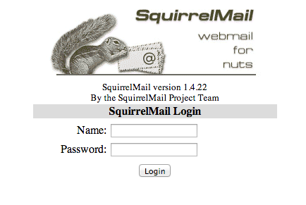 SquirrelMail nu mai este disponibil