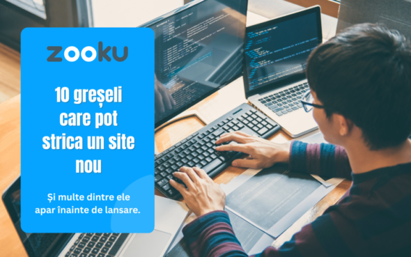 10 greșeli pe care le vedem la site-urile noi