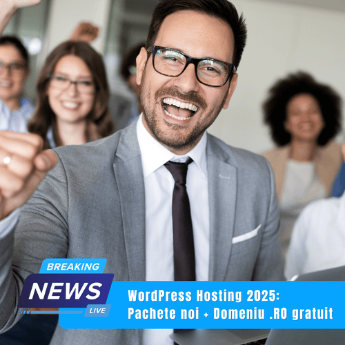 Pachete Găzduire WordPress 2025 - Găzduire rapidă și domeniu .RO gratuit