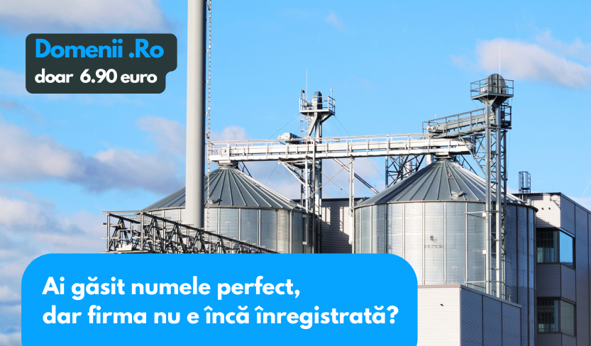 Domenii .Ro doar 6.90 euro